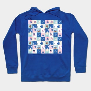 Abstract Christmas geometric pattern Hoodie